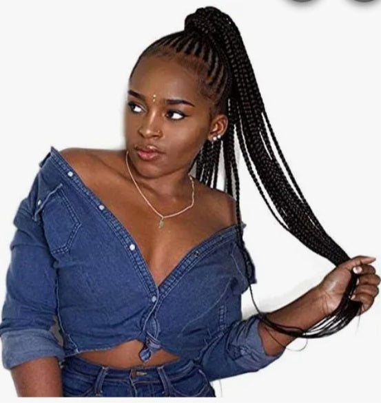 Braids ponytail