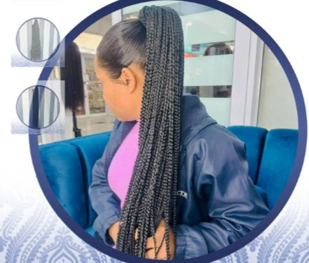 Braids ponytail